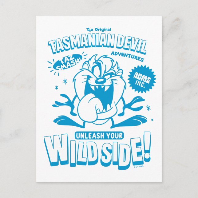 Tasty Retro TAZ™ Postcard (Front)