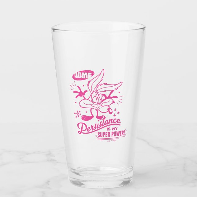 Tasty Retro WILE E. COYOTE™ Glass (Front)