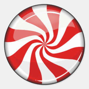Tasty Round Peppermint Classic Round Sticker