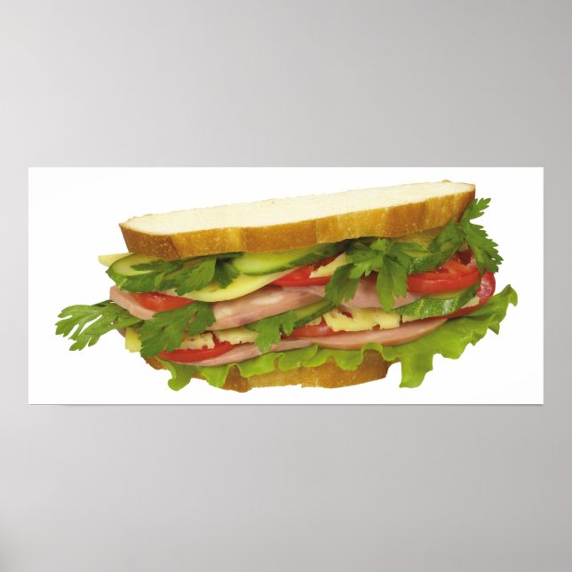 Tasty Sandwich Poster (Front)