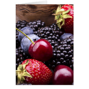 Tasty Summer Fruits On A Wooden Table