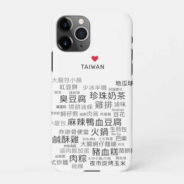 Tasty Taiwan iPhone Case (Back)