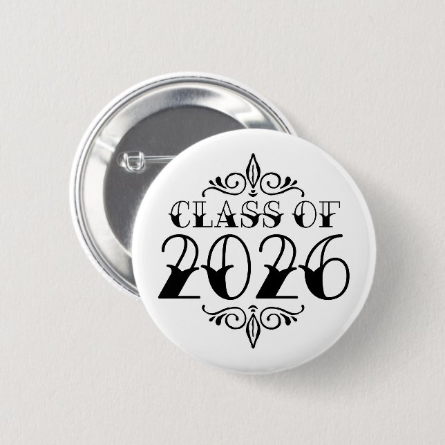 Tat Class of 2026 Graduation 2 Inch Round Button (Front & Back)