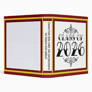 Tat Class of 2026 Graduation Binder