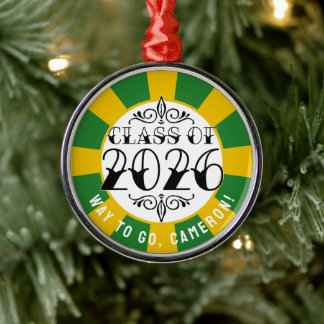 Tat Class of 2026 Graduation Metal Ornament