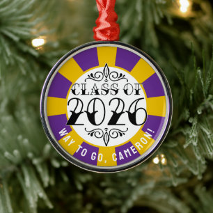 Tat Class of 2026 Graduation Metal Ornament