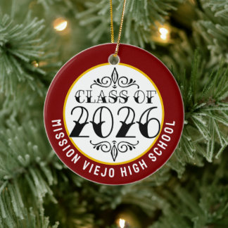 Tat Class of 2026 Photo Graduation Ceramic Ornament