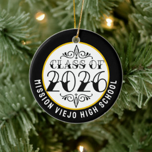 Tat Class of 2026 Photo Graduation Ceramic Ornament