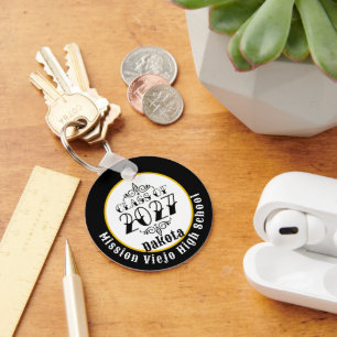 Tat Style Class of 2027 Photo Graduation Keychain