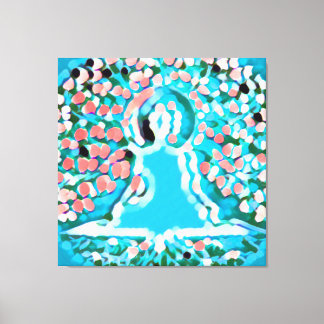 Tat Tvam Asi | Blue Aura, Buddha Canvas Print