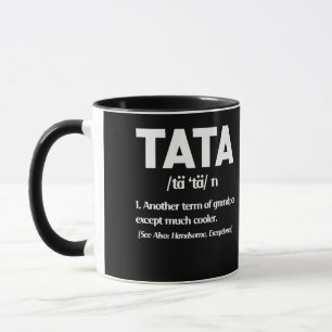 Tata definition funny Grandpa Mug