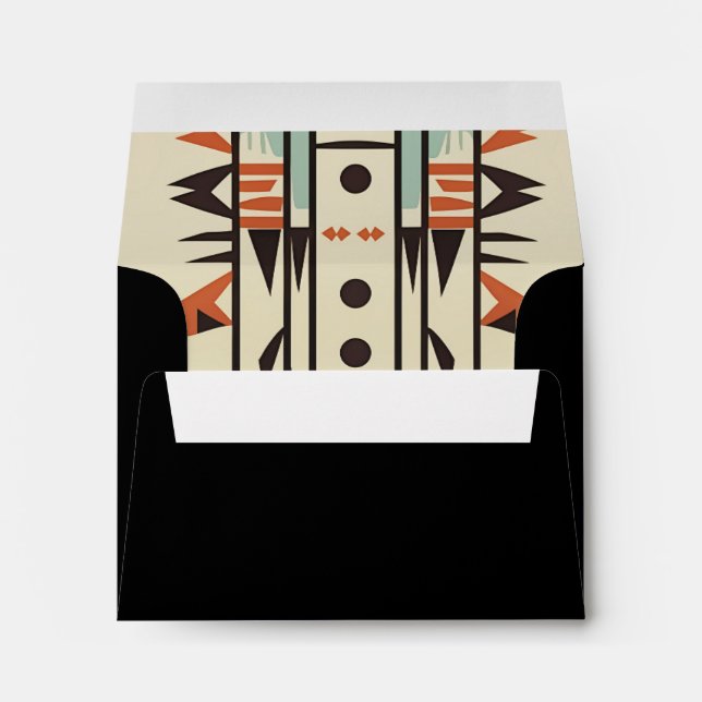 Tatanka Bison Yellowstone Ranch Enveloppe RSVP (Dos (Bas))