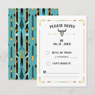 Tatanka Bison Yellowstone Western Ranch Reply Card