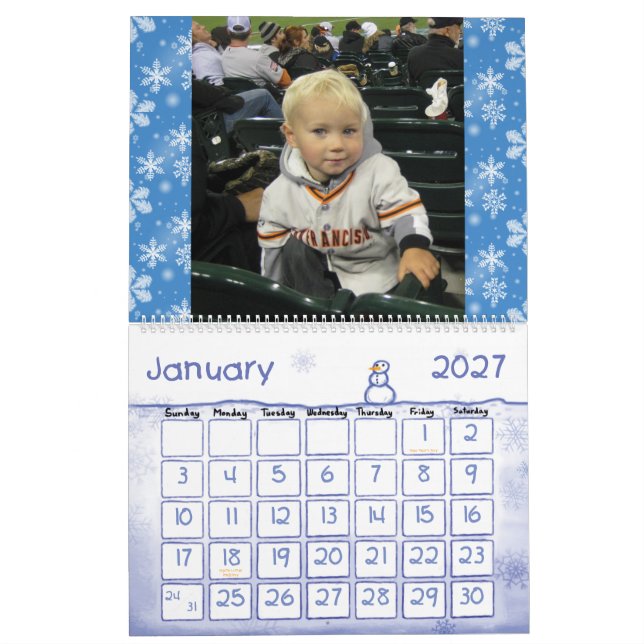 Tate 2009 - Customized Calendar (Jan 2027)