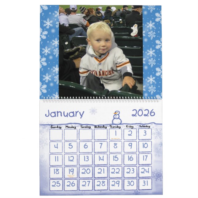 Tate 2009 - Customized Calendar (Jan 2026)