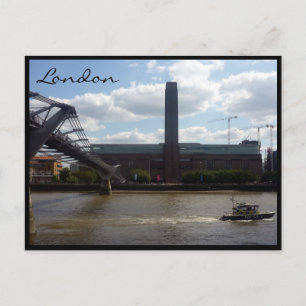 tate modern silhouette postcard