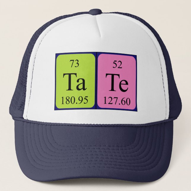 Tate periodic table name hat (Front)