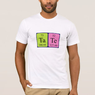 Tate periodic table name shirt