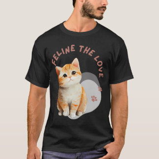 Tater Tot cat Meow Abstract Art T-Shirt