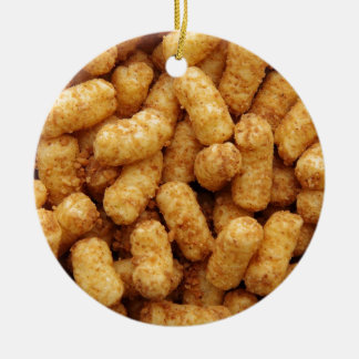 Tater Tots Ceramic Ornament