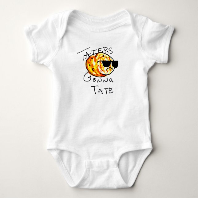 Taters Onsie Baby Bodysuit (Front)