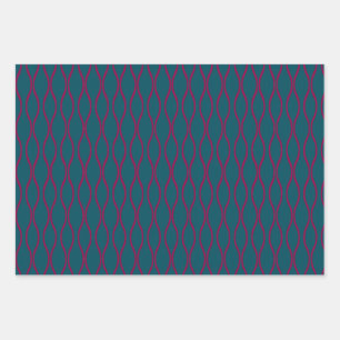 Tatewaku traditional Japanese pattern modern Wrapping Paper Sheet