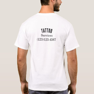 tatoo  editable uniform for work  T-Shirt
