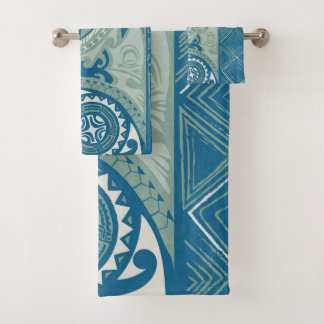 Tatou V - Bora Bora Lagoon Custom Bath Towel Set