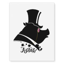 TATOUAGE D'A.J. HOGG TEMPORARY