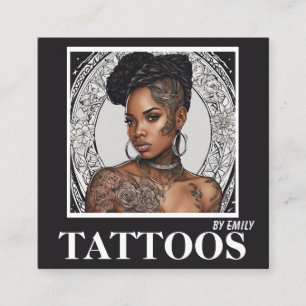 Tatouages Artiste Carte de visite graphique