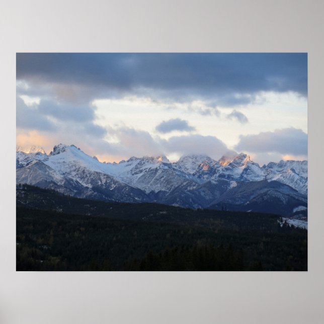 Tatras in the clouds poster (Front)