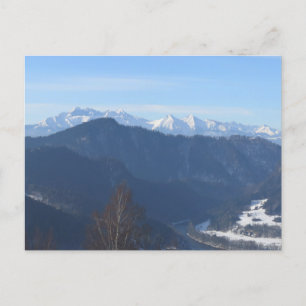 Tatras view from Beskids Postcard