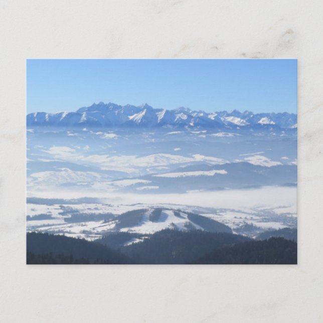 Tatras view from Gorce Postcard (Front)