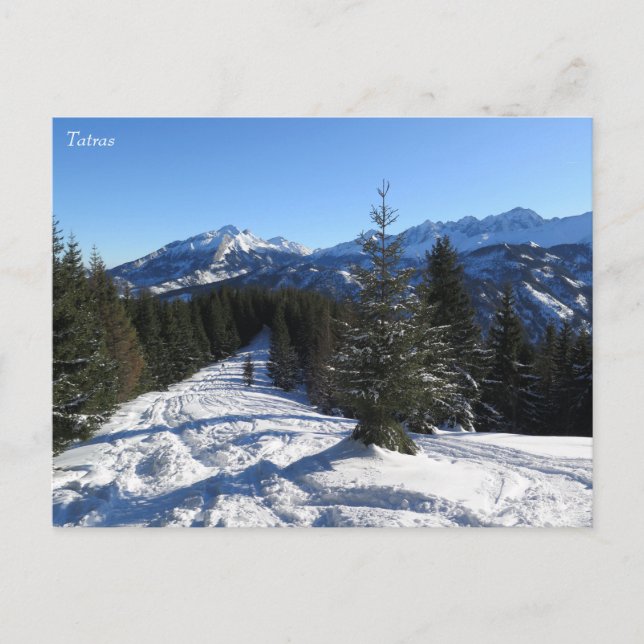 Tatras winter postcard (Front)