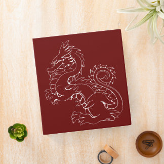 Tatsu Asian Dragon Are Fantasy Mythical Creatures  Binder