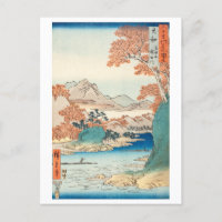 Tatsuta Mountain by Hiroshige