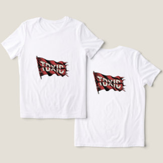 Tattered Toxic Flag Streetwear  Tri-Blend Shirt