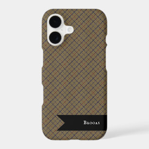 Tattersall Fashion Brooks Camel Bleu Rouge