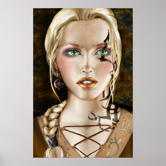 Tattoed Girl Mini Poster (Front)