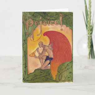 Tattoo Angel 1 Holiday Card