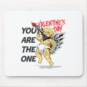 Tattoo Angel Love, Girlfriend, Wedding Anniversary Mouse Pad