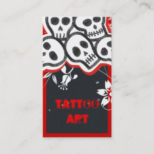 Tattoo Art Business Cards- Skulls Business Card