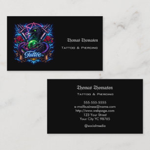 Tattoo artist  business card