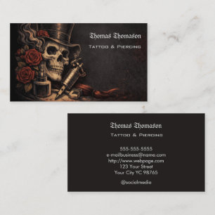 Tattoo artist  business card