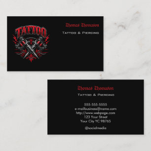 Tattoo artist  business card