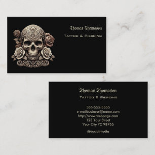 Tattoo artist  business card