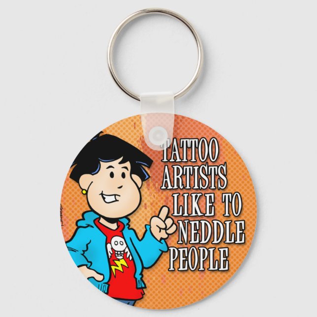 Tattoo Artist Keychain (Front)