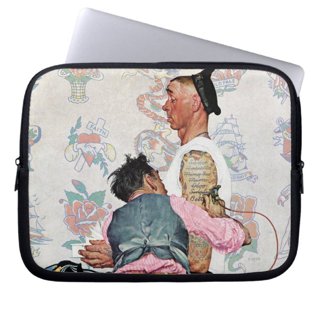 Tattoo Artist Laptop Sleeve (Front)