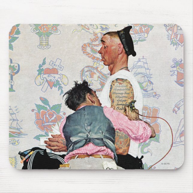 Tattoo Artist Mouse Pad (Front)