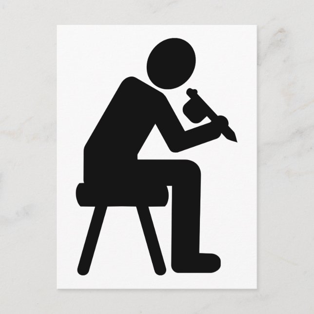 Tattoo artist postcard (Front)